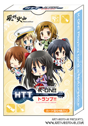K-ON! playing cards